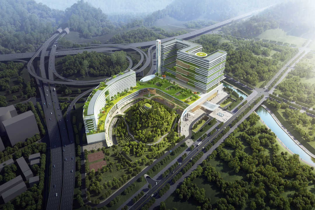打造區(qū)域醫(yī)療高地，提升民生幸福指數(shù)：江南管理深圳坪山區(qū)人民醫(yī)院遷址重建項(xiàng)目主體結(jié)構(gòu)全面封頂